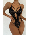 Şık Siyah Dantelli Babydoll Gecelik TM1297