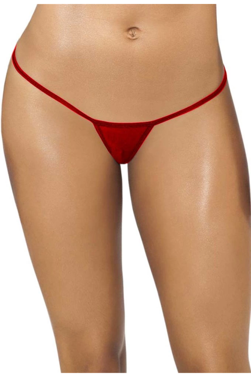 Kırmızı Tül Tanga TM1115